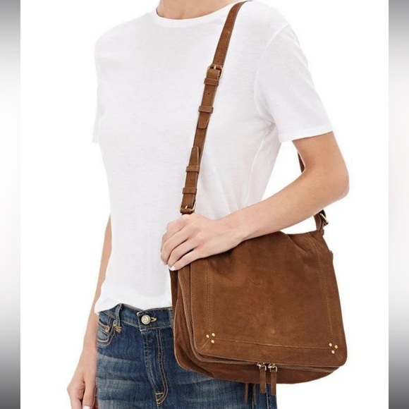 Jerome Dreyfuss Handbags - Tobacco Jerome Dreyfuss Albert brown leather shoulder satchel bag